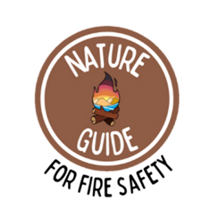 Nature Guide to Fire Safety Clipart image campfire